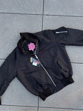 Oversized Y3 James Harden Pink Flower Bomber Jacket